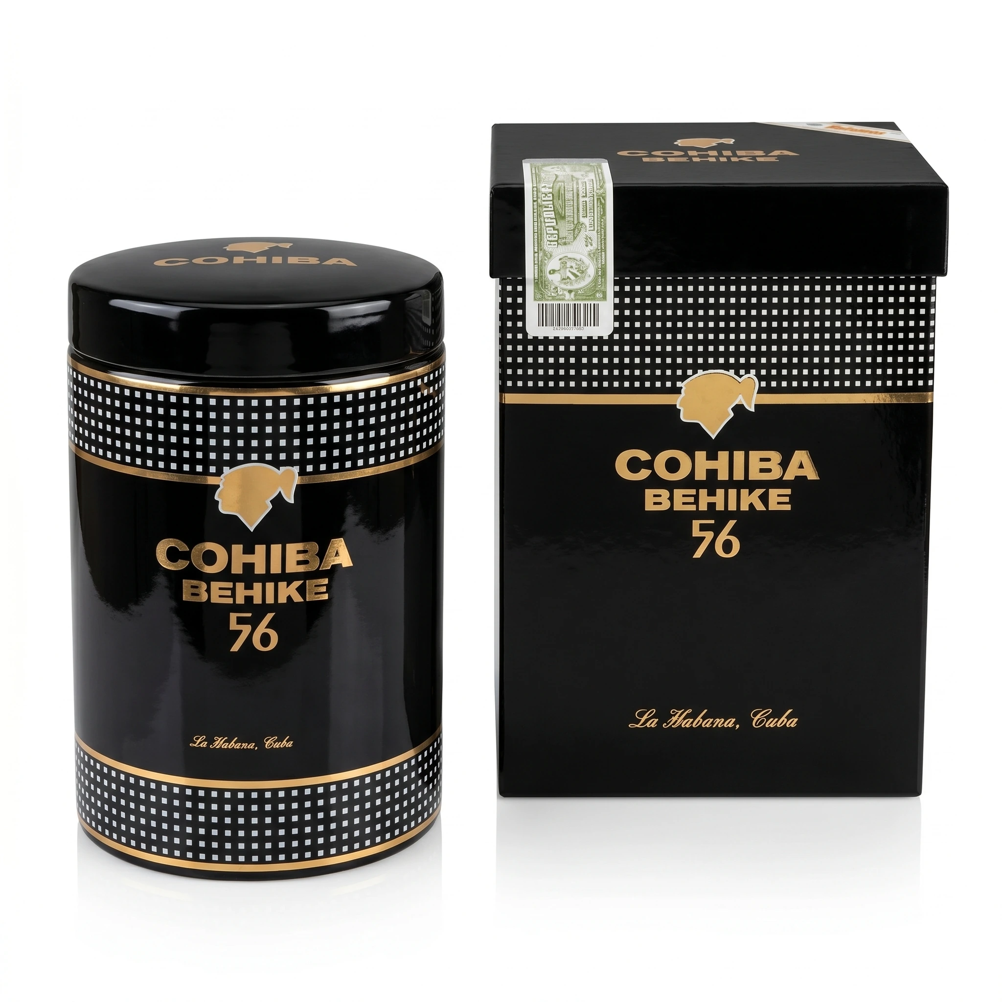 Cohiba Behike 56 Ceramic Jar | Laguito No.6 Cuban Cigar