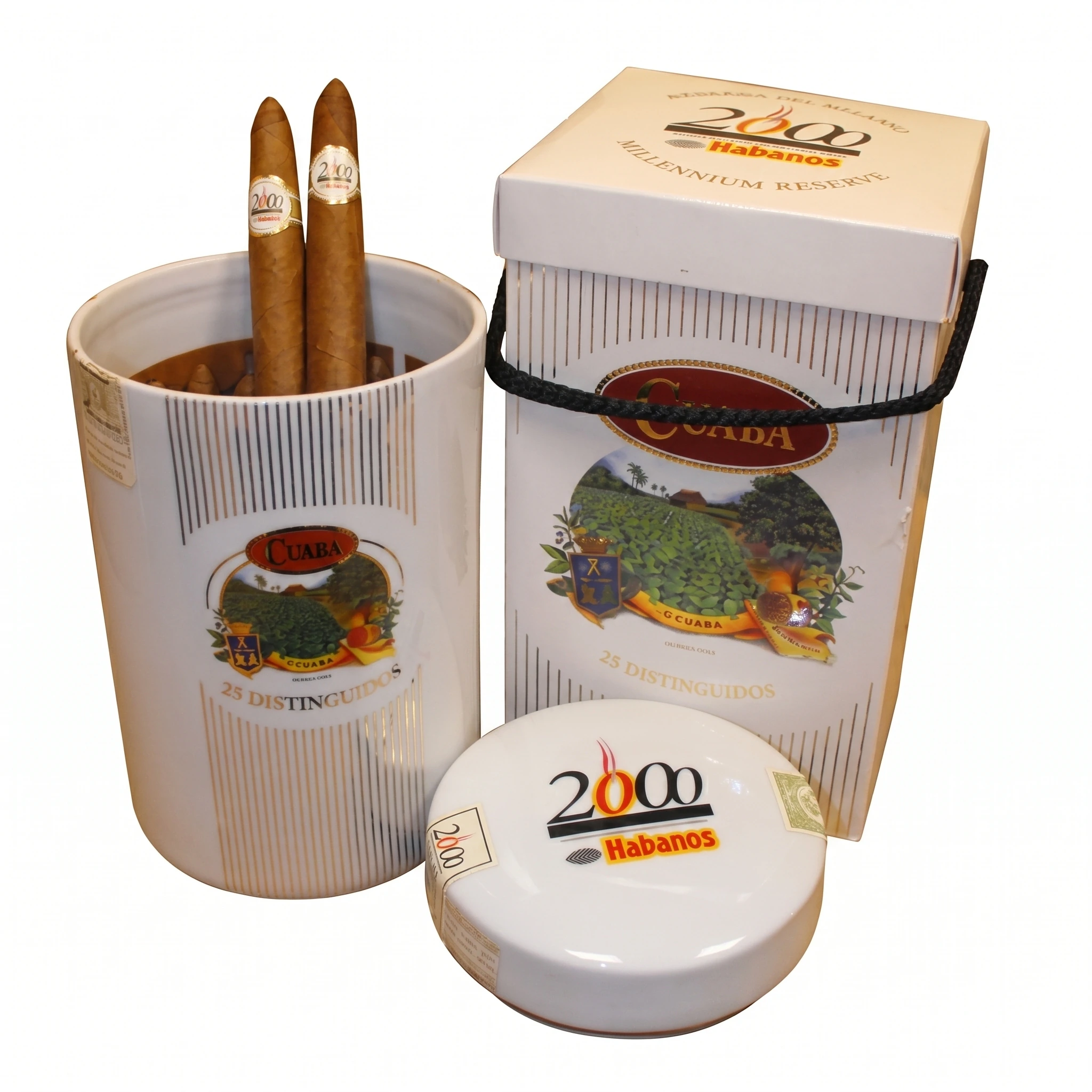 Cuaba Millenium Reserve Ceramic Jar